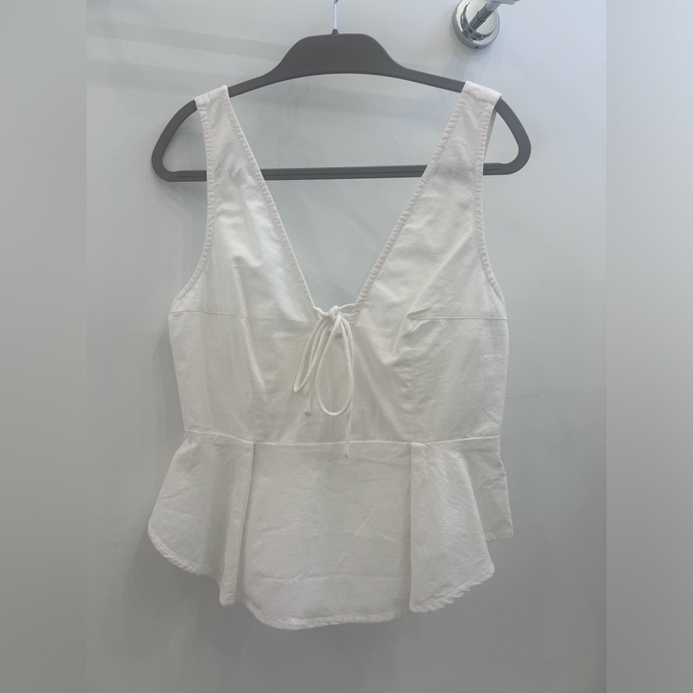 Free People Mika top in Optic White NWT